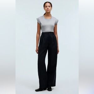 NEW MADEWELL Size-Cinched Sutro Muscle Tank Casual Luxe Jersey Size XS Dusk Grey